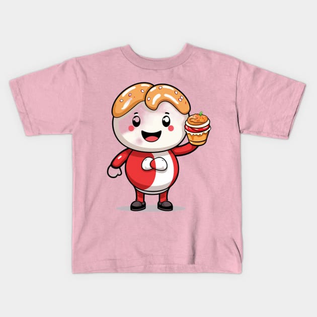 Donut kawaii  junk food T-Shirt cute  funny Kids T-Shirt by nonagobich